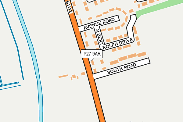 IP27 9AR map - OS OpenMap – Local (Ordnance Survey) IP27 9AR map - OS OpenMap – Local (Ordnance Survey)
