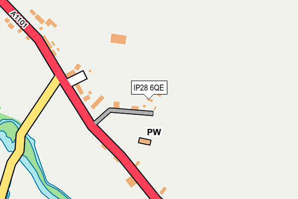 IP28 6QE map - OS OpenMap – Local (Ordnance Survey) IP28 6QE map - OS OpenMap – Local (Ordnance Survey)
