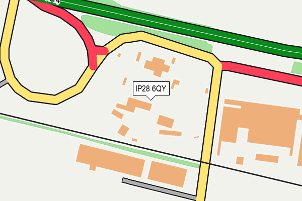IP28 6QY map - OS OpenMap – Local (Ordnance Survey) IP28 6QY map - OS OpenMap – Local (Ordnance Survey)