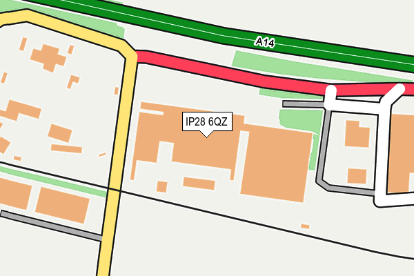IP28 6QZ map - OS OpenMap – Local (Ordnance Survey) IP28 6QZ map - OS OpenMap – Local (Ordnance Survey)