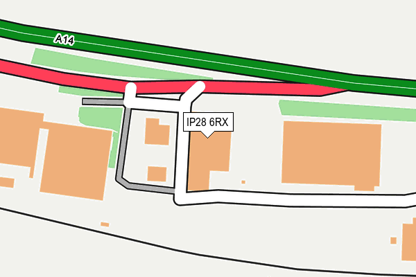 IP28 6RX map - OS OpenMap – Local (Ordnance Survey) IP28 6RX map - OS OpenMap – Local (Ordnance Survey)