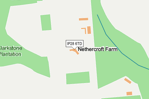 IP28 6TD map - OS OpenMap – Local (Ordnance Survey) IP28 6TD map - OS OpenMap – Local (Ordnance Survey)