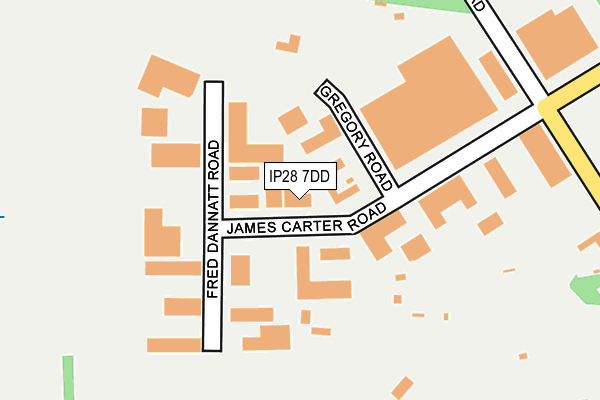 IP28 7DD map - OS OpenMap – Local (Ordnance Survey) IP28 7DD map - OS OpenMap – Local (Ordnance Survey)