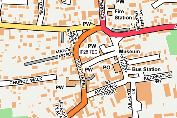 IP28 7EG map - OS OpenMap – Local (Ordnance Survey) IP28 7EG map - OS OpenMap – Local (Ordnance Survey)