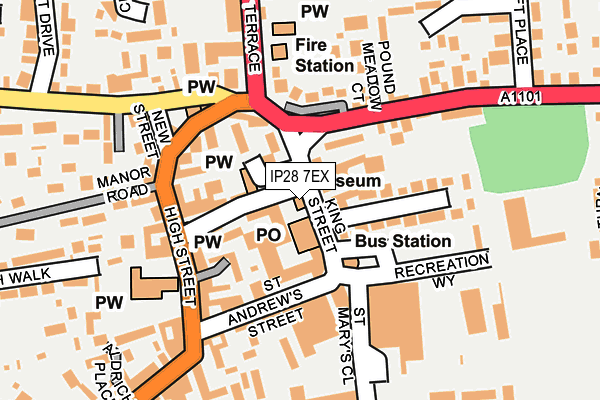 IP28 7EX map - OS OpenMap – Local (Ordnance Survey) IP28 7EX map - OS OpenMap – Local (Ordnance Survey)