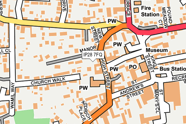IP28 7FQ map - OS OpenMap – Local (Ordnance Survey) IP28 7FQ map - OS OpenMap – Local (Ordnance Survey)