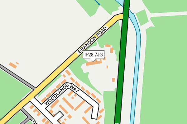 IP28 7JG map - OS OpenMap – Local (Ordnance Survey) IP28 7JG map - OS OpenMap – Local (Ordnance Survey)