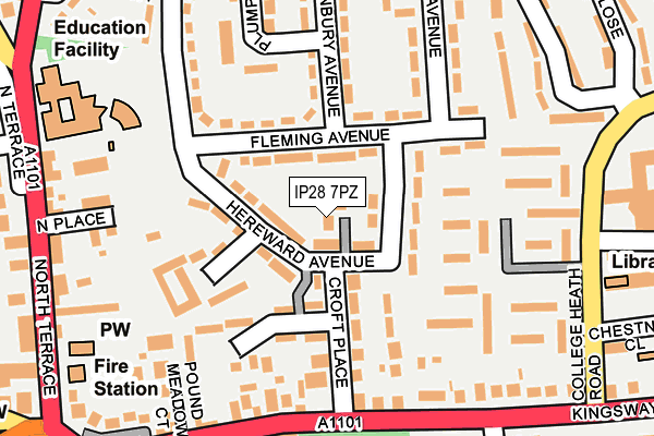 IP28 7PZ map - OS OpenMap – Local (Ordnance Survey) IP28 7PZ map - OS OpenMap – Local (Ordnance Survey)