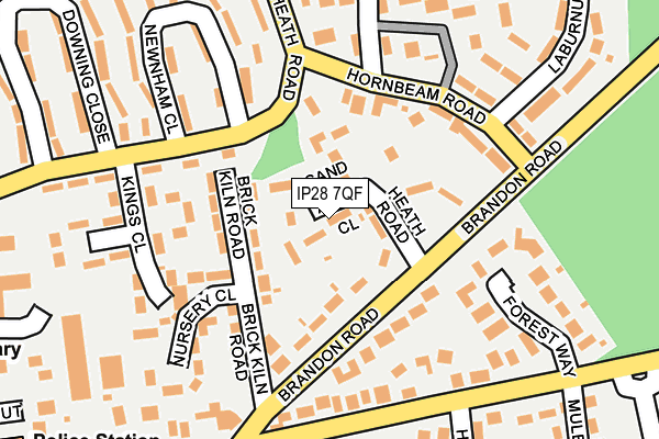 IP28 7QF map - OS OpenMap – Local (Ordnance Survey) IP28 7QF map - OS OpenMap – Local (Ordnance Survey)