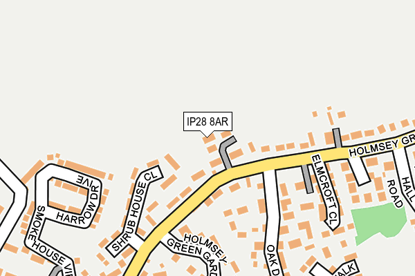 IP28 8AR map - OS OpenMap – Local (Ordnance Survey) IP28 8AR map - OS OpenMap – Local (Ordnance Survey)