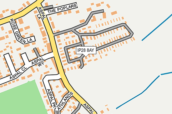 IP28 8AY map - OS OpenMap – Local (Ordnance Survey) IP28 8AY map - OS OpenMap – Local (Ordnance Survey)