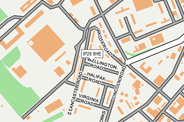 IP28 8HE map - OS OpenMap – Local (Ordnance Survey) IP28 8HE map - OS OpenMap – Local (Ordnance Survey)