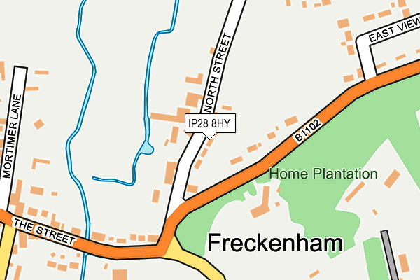 IP28 8HY map - OS OpenMap – Local (Ordnance Survey) IP28 8HY map - OS OpenMap – Local (Ordnance Survey)