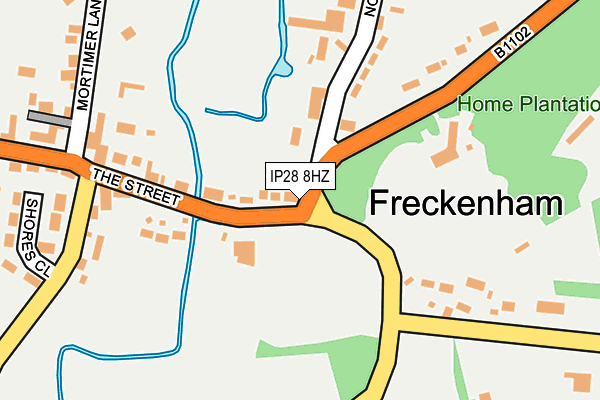 IP28 8HZ map - OS OpenMap – Local (Ordnance Survey) IP28 8HZ map - OS OpenMap – Local (Ordnance Survey)