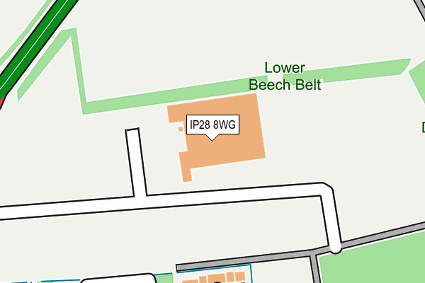 IP28 8WG map - OS OpenMap – Local (Ordnance Survey) IP28 8WG map - OS OpenMap – Local (Ordnance Survey)