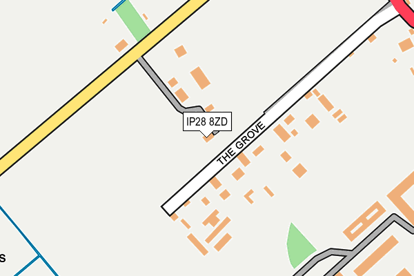 IP28 8ZD map - OS OpenMap – Local (Ordnance Survey) IP28 8ZD map - OS OpenMap – Local (Ordnance Survey)