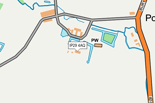 IP29 4AQ map - OS OpenMap – Local (Ordnance Survey) IP29 4AQ map - OS OpenMap – Local (Ordnance Survey)