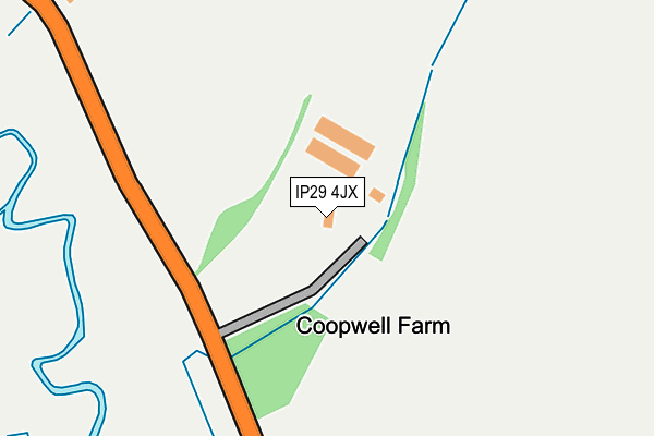 IP29 4JX map - OS OpenMap – Local (Ordnance Survey) IP29 4JX map - OS OpenMap – Local (Ordnance Survey)