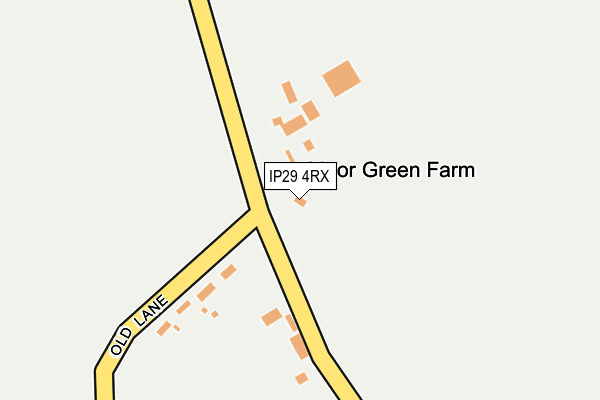 IP29 4RX map - OS OpenMap – Local (Ordnance Survey) IP29 4RX map - OS OpenMap – Local (Ordnance Survey)