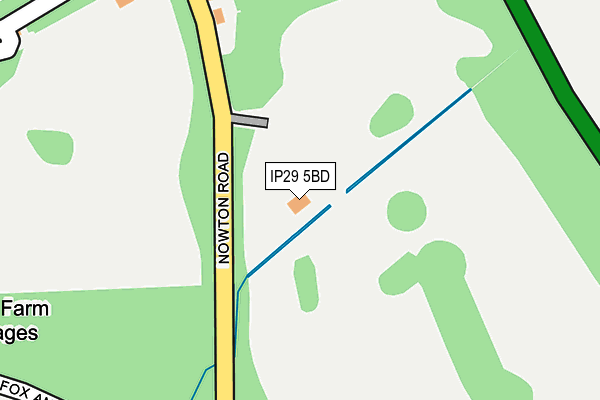 IP29 5BD map - OS OpenMap – Local (Ordnance Survey) IP29 5BD map - OS OpenMap – Local (Ordnance Survey)