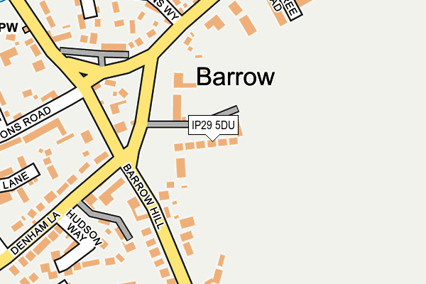 IP29 5DU map - OS OpenMap – Local (Ordnance Survey) IP29 5DU map - OS OpenMap – Local (Ordnance Survey)