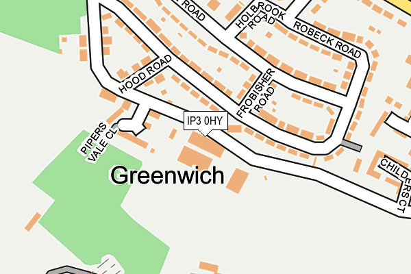 IP3 0HY map - OS OpenMap – Local (Ordnance Survey) IP3 0HY map - OS OpenMap – Local (Ordnance Survey)