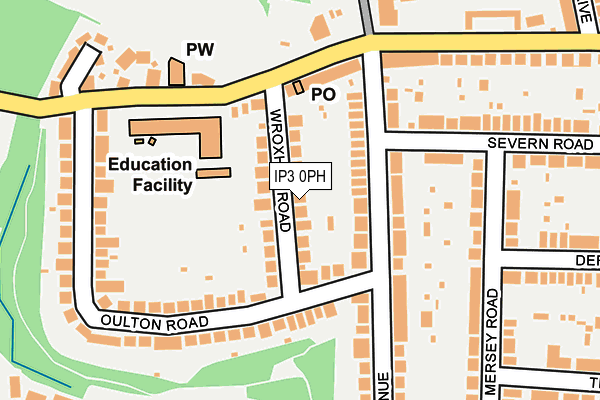 IP3 0PH map - OS OpenMap – Local (Ordnance Survey) IP3 0PH map - OS OpenMap – Local (Ordnance Survey)