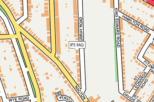 IP3 9AQ map - OS OpenMap – Local (Ordnance Survey) IP3 9AQ map - OS OpenMap – Local (Ordnance Survey)