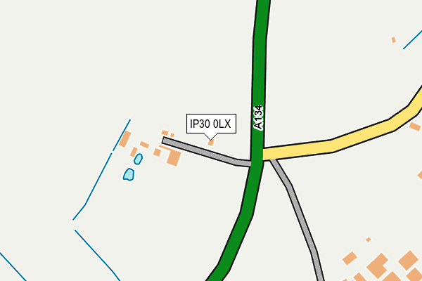 IP30 0LX map - OS OpenMap – Local (Ordnance Survey) IP30 0LX map - OS OpenMap – Local (Ordnance Survey)
