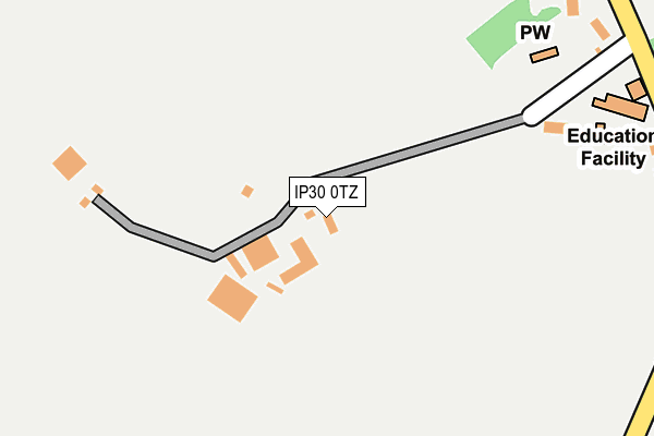 IP30 0TZ map - OS OpenMap – Local (Ordnance Survey) IP30 0TZ map - OS OpenMap – Local (Ordnance Survey)