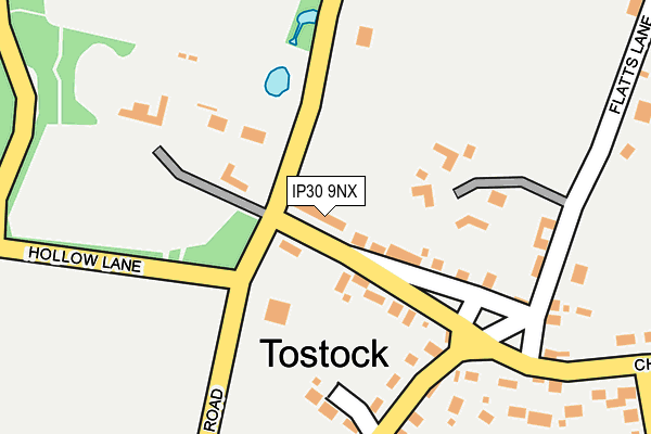IP30 9NX map - OS OpenMap – Local (Ordnance Survey) IP30 9NX map - OS OpenMap – Local (Ordnance Survey)