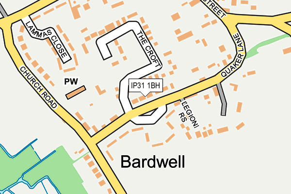 IP31 1BH map - OS OpenMap – Local (Ordnance Survey) IP31 1BH map - OS OpenMap – Local (Ordnance Survey)