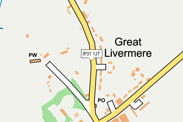 IP31 1JT map - OS OpenMap – Local (Ordnance Survey) IP31 1JT map - OS OpenMap – Local (Ordnance Survey)