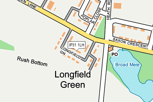 IP31 1LH map - OS OpenMap – Local (Ordnance Survey) IP31 1LH map - OS OpenMap – Local (Ordnance Survey)