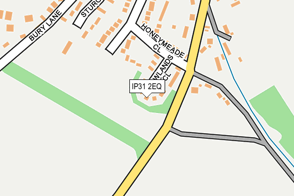 IP31 2EQ map - OS OpenMap – Local (Ordnance Survey) IP31 2EQ map - OS OpenMap – Local (Ordnance Survey)