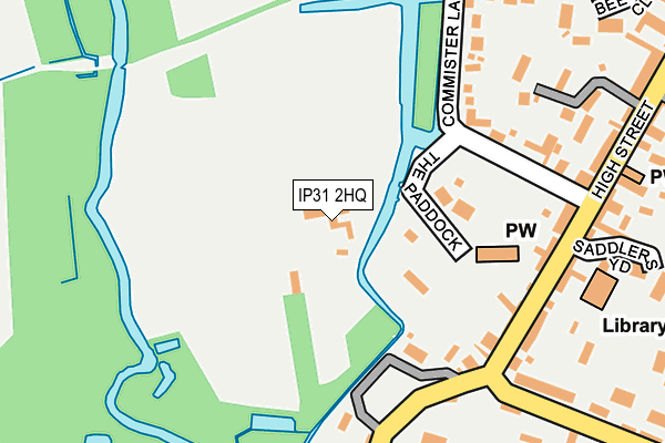 IP31 2HQ map - OS OpenMap – Local (Ordnance Survey) IP31 2HQ map - OS OpenMap – Local (Ordnance Survey)