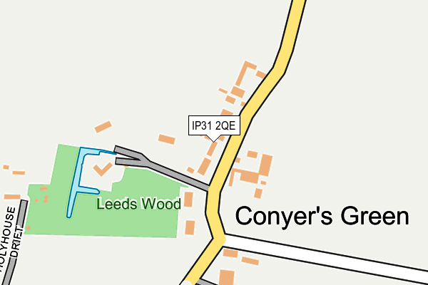 IP31 2QE map - OS OpenMap – Local (Ordnance Survey) IP31 2QE map - OS OpenMap – Local (Ordnance Survey)