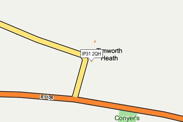 IP31 2QH map - OS OpenMap – Local (Ordnance Survey) IP31 2QH map - OS OpenMap – Local (Ordnance Survey)