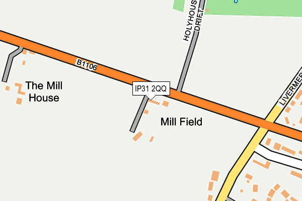 IP31 2QQ map - OS OpenMap – Local (Ordnance Survey) IP31 2QQ map - OS OpenMap – Local (Ordnance Survey)