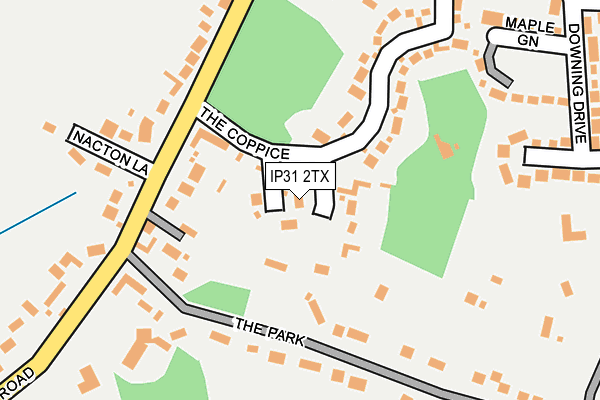 IP31 2TX map - OS OpenMap – Local (Ordnance Survey) IP31 2TX map - OS OpenMap – Local (Ordnance Survey)