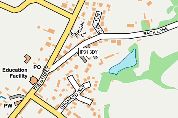 IP31 3DY map - OS OpenMap – Local (Ordnance Survey) IP31 3DY map - OS OpenMap – Local (Ordnance Survey)