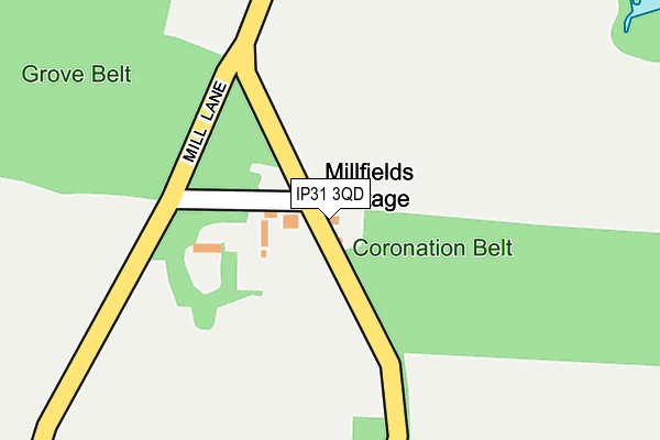 IP31 3QD map - OS OpenMap – Local (Ordnance Survey) IP31 3QD map - OS OpenMap – Local (Ordnance Survey)