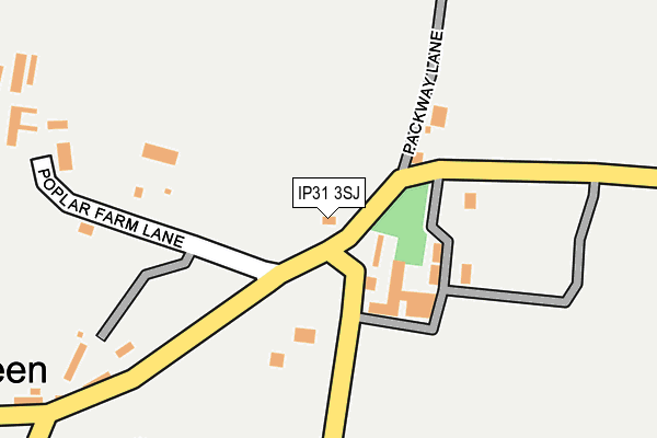 IP31 3SJ map - OS OpenMap – Local (Ordnance Survey) IP31 3SJ map - OS OpenMap – Local (Ordnance Survey)