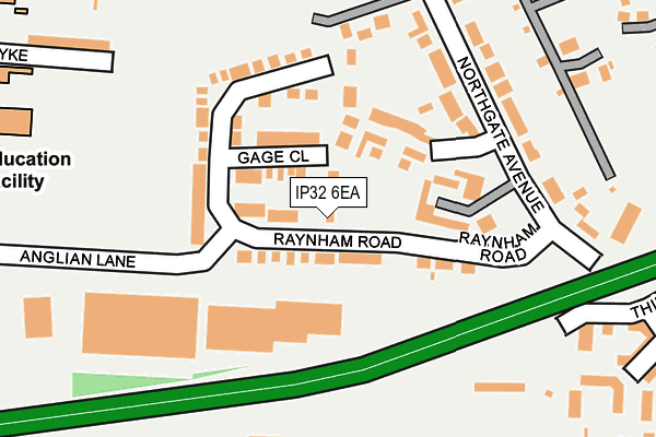 IP32 6EA map - OS OpenMap – Local (Ordnance Survey) IP32 6EA map - OS OpenMap – Local (Ordnance Survey)