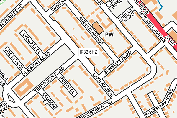 IP32 6HZ map - OS OpenMap – Local (Ordnance Survey) IP32 6HZ map - OS OpenMap – Local (Ordnance Survey)