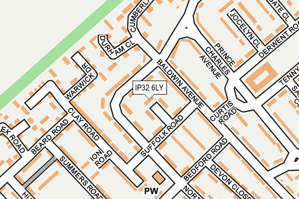 IP32 6LY map - OS OpenMap – Local (Ordnance Survey) IP32 6LY map - OS OpenMap – Local (Ordnance Survey)