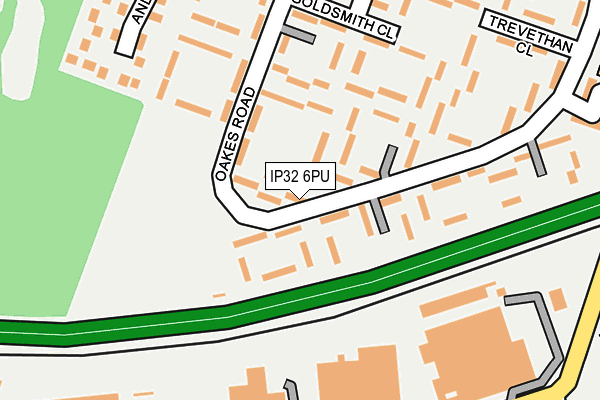IP32 6PU map - OS OpenMap – Local (Ordnance Survey) IP32 6PU map - OS OpenMap – Local (Ordnance Survey)