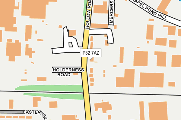 IP32 7AZ map - OS OpenMap – Local (Ordnance Survey) IP32 7AZ map - OS OpenMap – Local (Ordnance Survey)