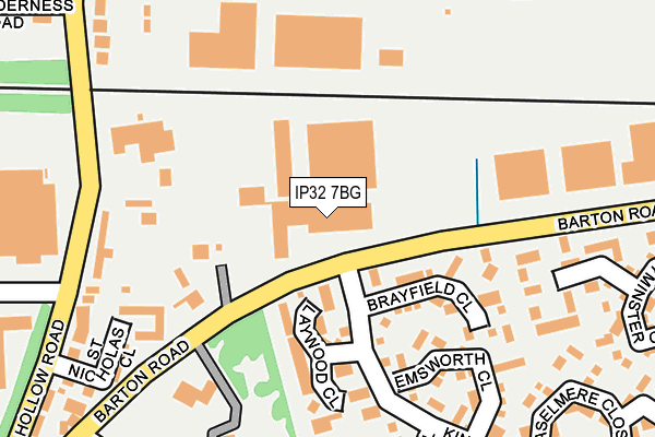 IP32 7BG map - OS OpenMap – Local (Ordnance Survey) IP32 7BG map - OS OpenMap – Local (Ordnance Survey)