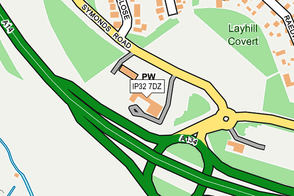 IP32 7DZ map - OS OpenMap – Local (Ordnance Survey) IP32 7DZ map - OS OpenMap – Local (Ordnance Survey)